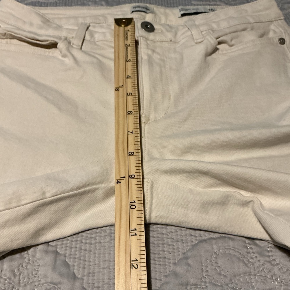J. Jill Cream Straight Leg Jeans Timeless Design modern slim boot cut - Picture 11 of 13